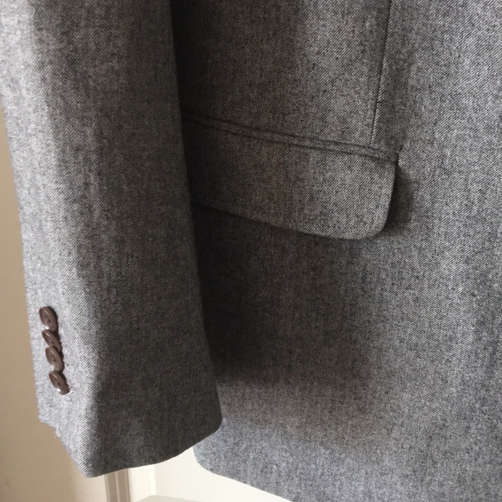 Grey Banana Republic Cotton Blazer - Picture 4 of 8